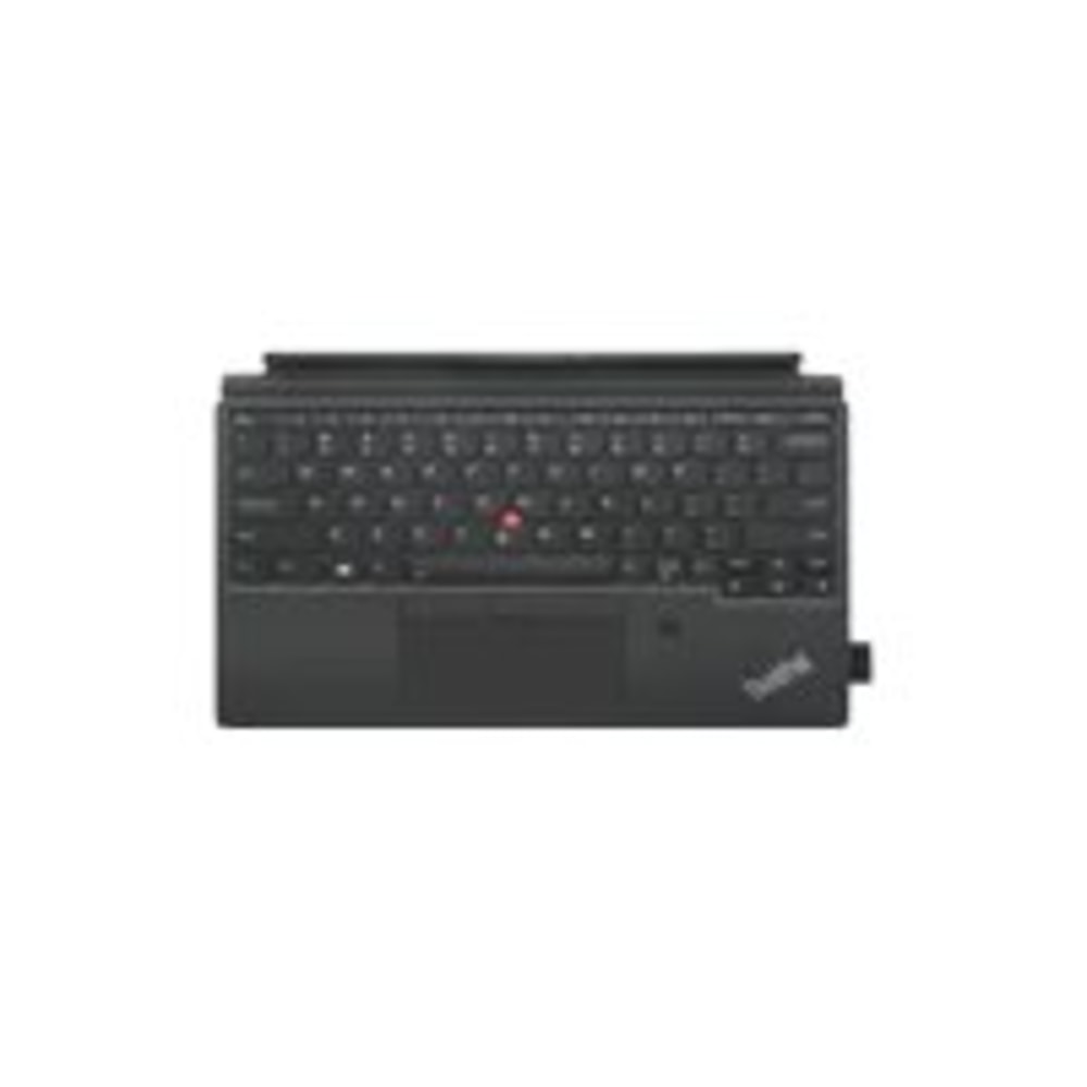 Lenovo ThinkPad - Keyboard and folio case - with Trackpoint - backlit - POGO pin - QWERTY - US - black - brown box - CRU - for ThinkCentre M75t Gen 2 11W5; ThinkPad X12 Detachable 20UV, 20UW