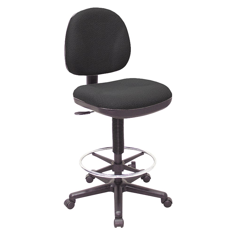 Lorell Millenia Pneumatic Task Stool, Black