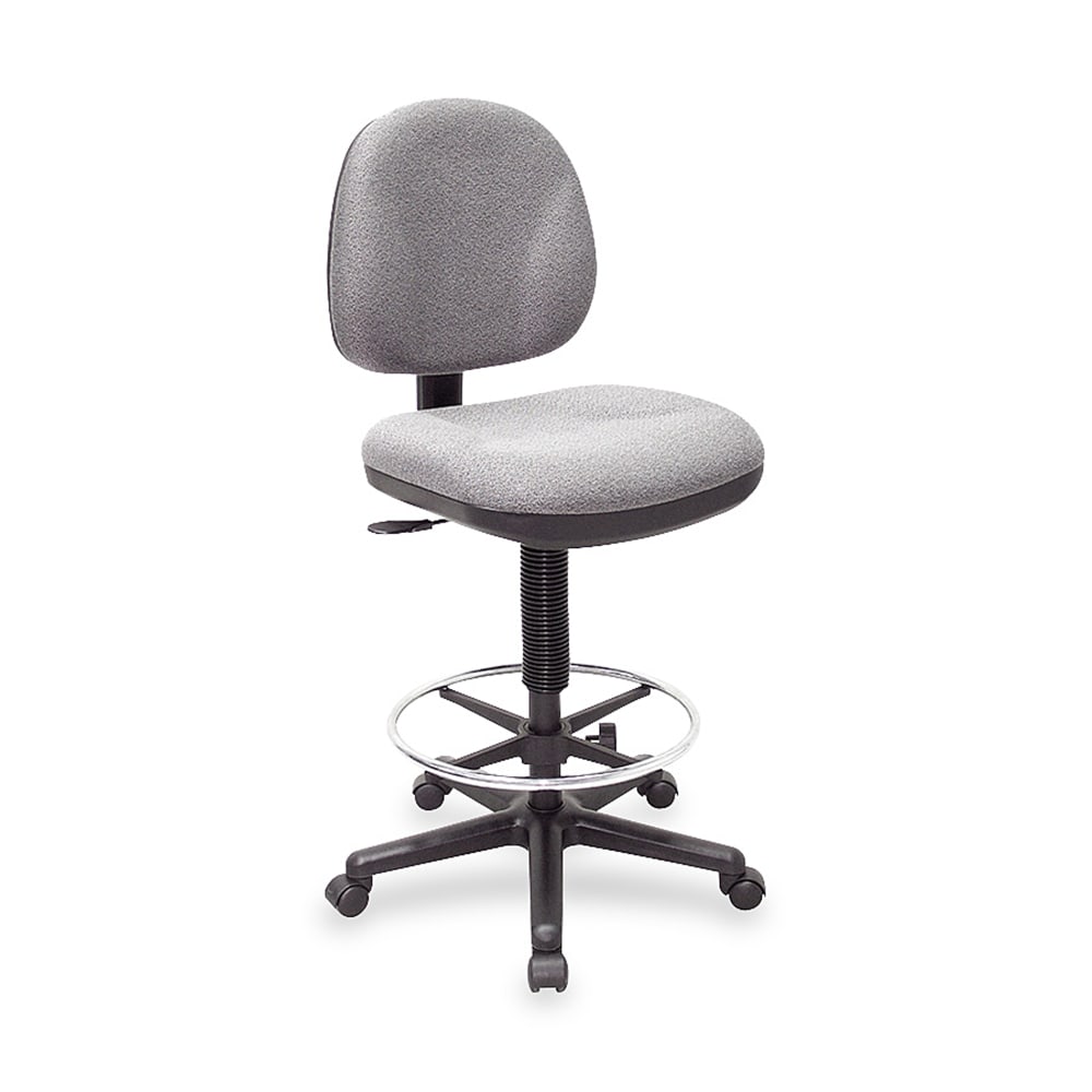 Lorell Millenia Pneumatic Task Stool, Gray