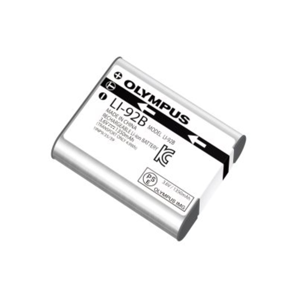 Olympus LI-92B - Battery - Li-Ion - 1350 mAh - for Stylus SH-2, SH-3; Stylus Tough TG-Tracker; Stylus Traveller SH-2; Tough TG-4, TG-5, TG-6