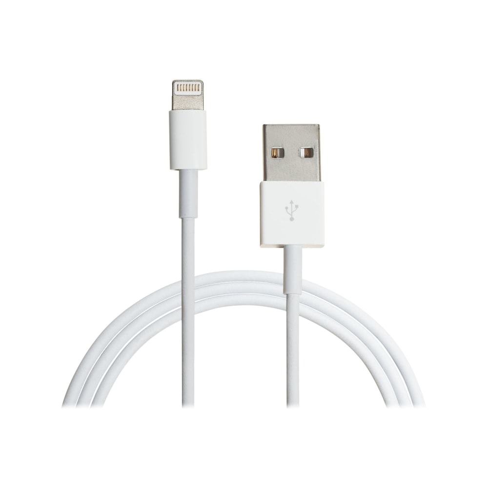 4XEMs 6ft 2m Lightning cable for Apple iPhone, iPad, iPod - MFI Certified - MFi Certified 6FT Lightning to USB data sync cable forApple iPad, iPhone, iPod 1 x Lightning Male Proprietary Connector - 1 x Type A Male USB connector