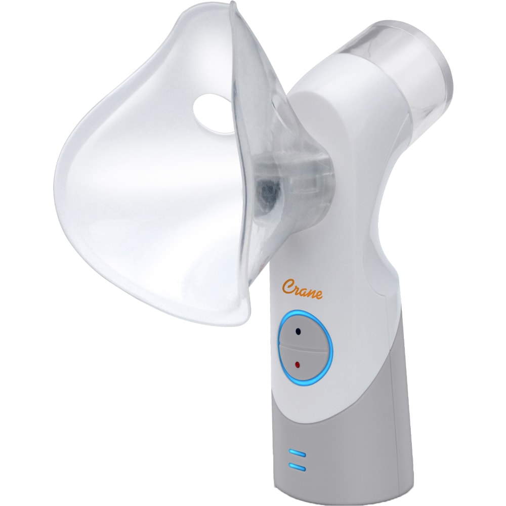 Crane Cordless Steam Inhaler, 1-1/2in x 6-1/2in x 2in, White
