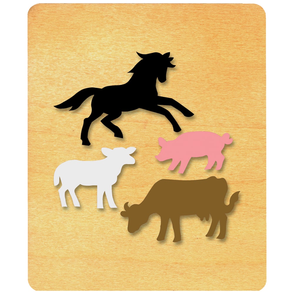 Ellison Prestige SureCut Die, Large, Farm Animals