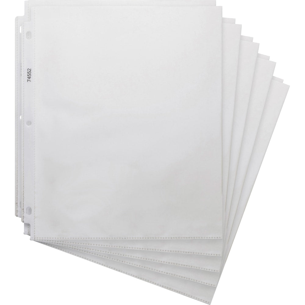 Business Source Heavyweight Sheet Protectors - For Letter 8 1/2in x 11in Sheet - 3 x Holes - Clear - Polypropylene - 200 / Box