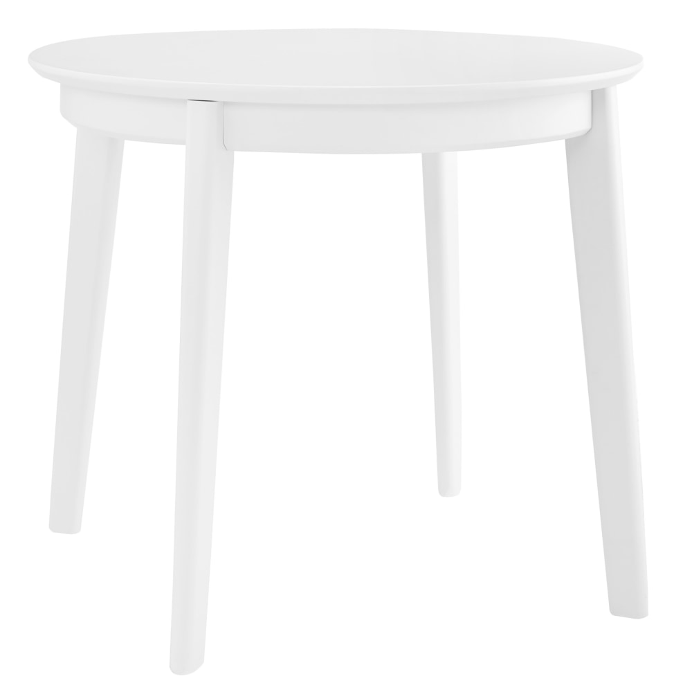 Eurostyle Atle Dining Table, 30-1/8inH x 35-4/5inW x 35-4/5inD, White