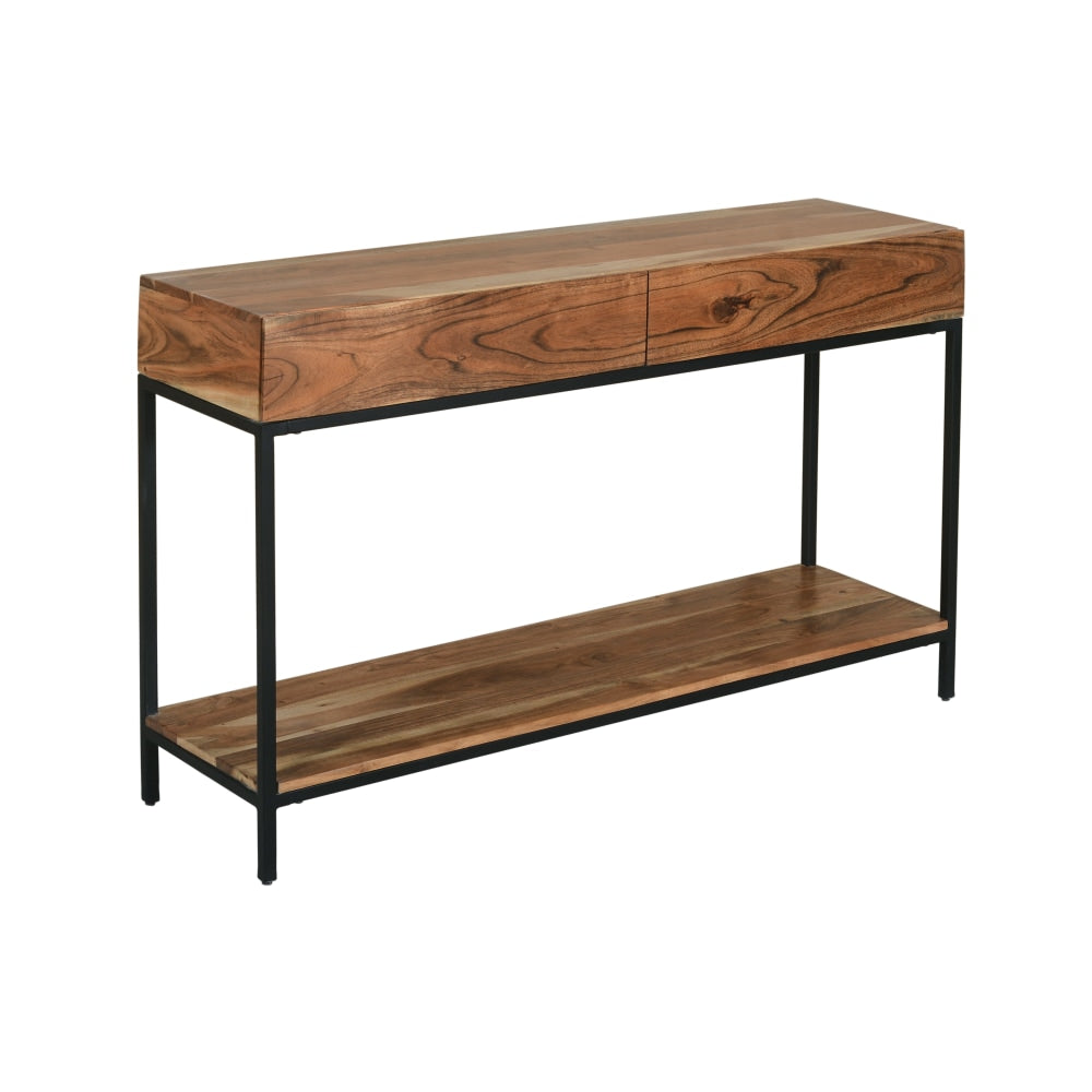 Coast to Coast Darius Sofa/Console Table, 32inH x 50inW x 14inD, Springdale Natural