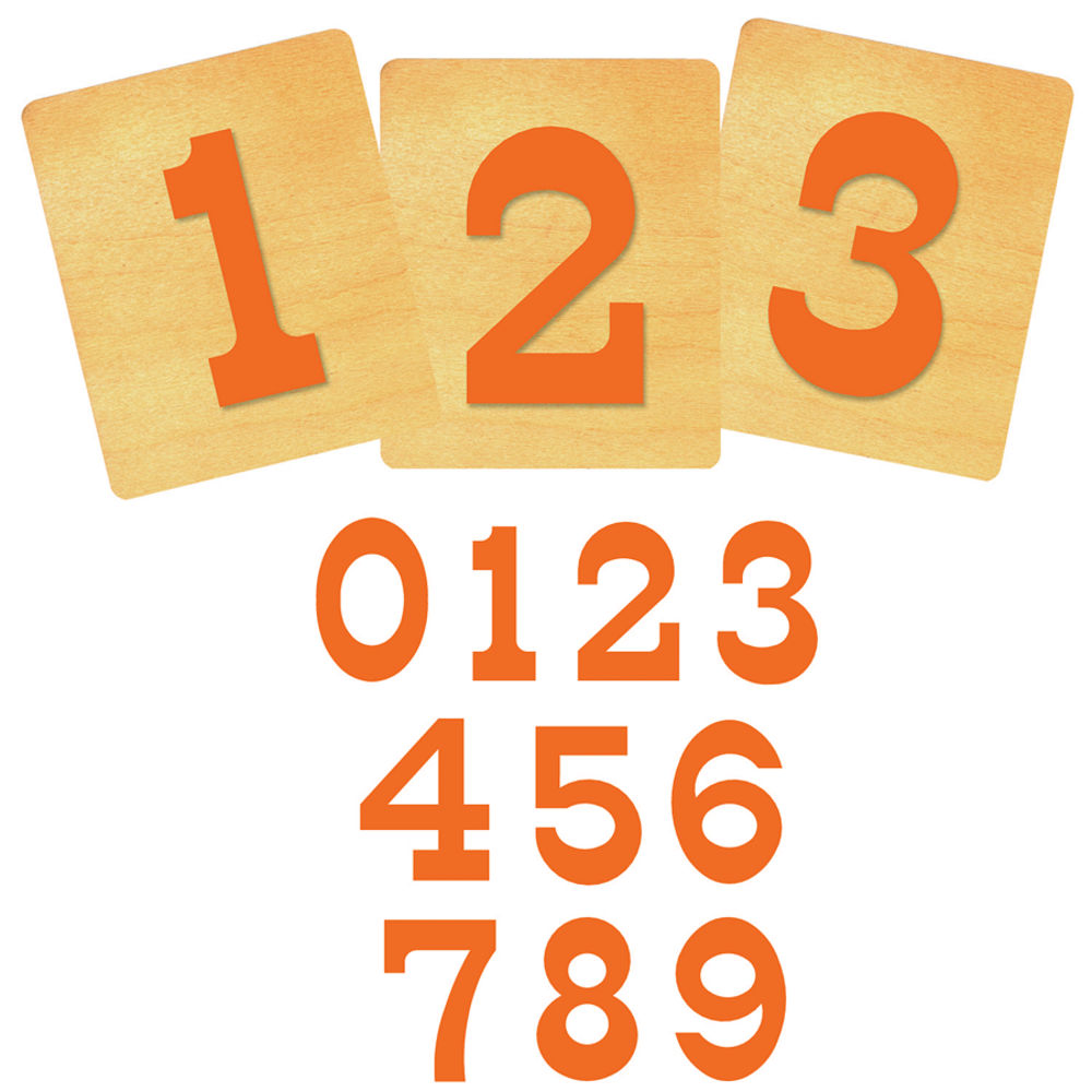 Ellison Prestige SureCut Number Set, 4in, Circus