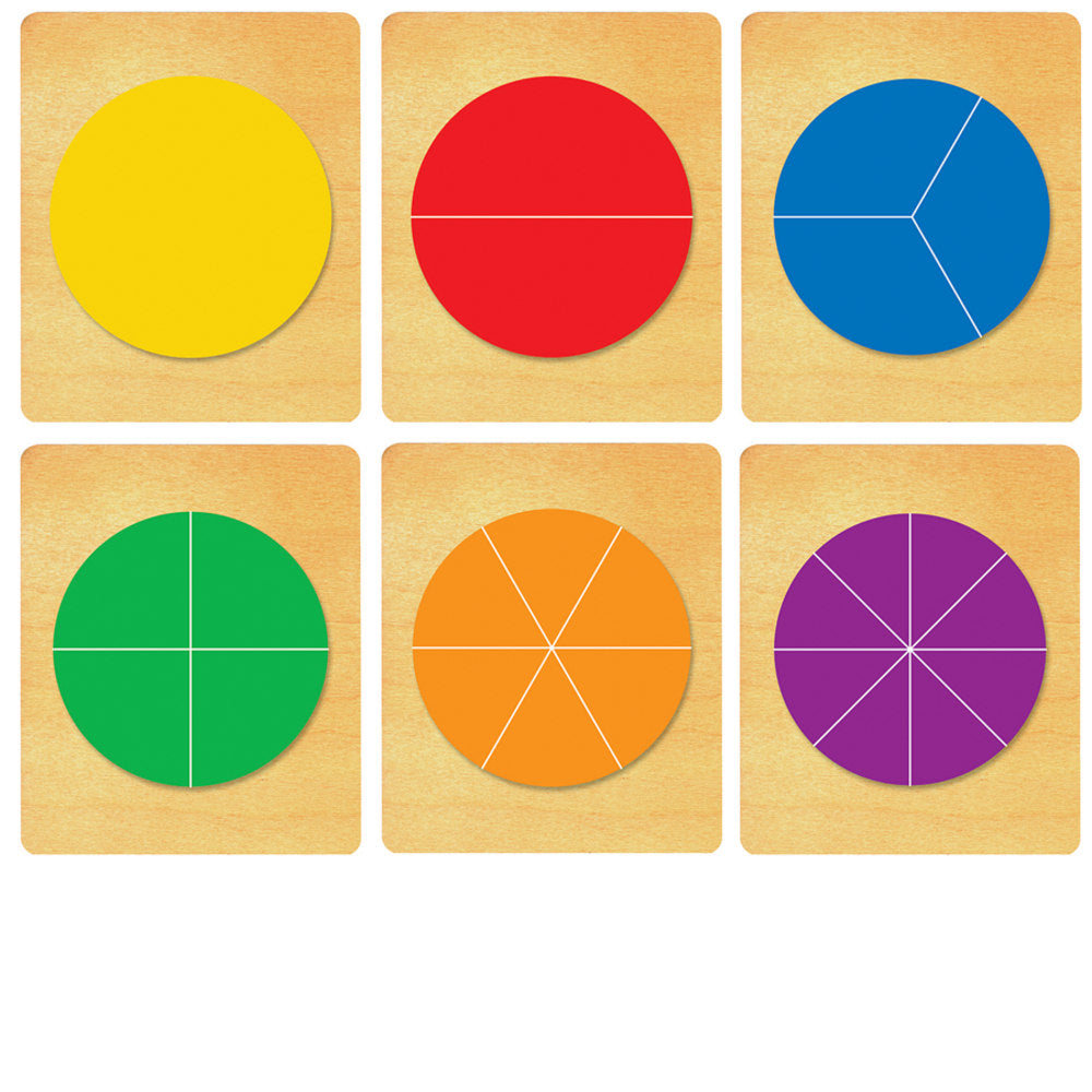 Ellison Prestige SureCut Set, Math, Large, Fraction Circles (6 Die Set)