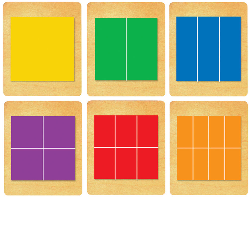 Ellison Prestige SureCut Set, Math, Large, Fraction Squares (6 Die Set)