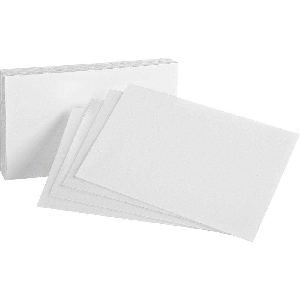 Oxford Printable Index Card - White - 4in x 6in - 85 lb Basis Weight - 500 / Bundle