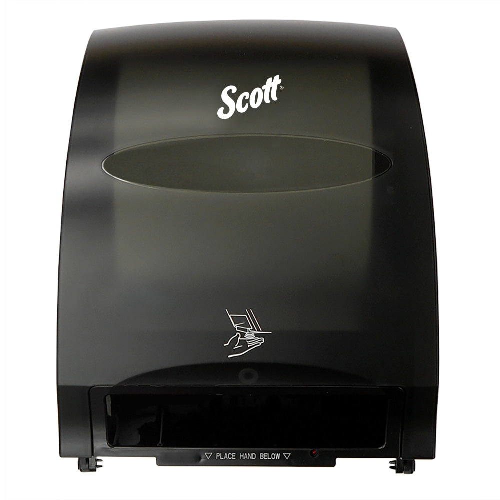 Scott Essential Electronic Hard Roll Paper Towel Dispenser, Smoke
