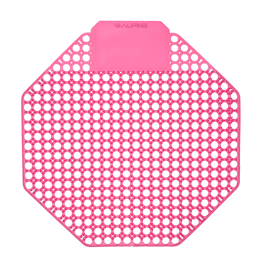 Alpine Urinal Screens, Cherry Scent, 7-1/16in, Pack Of 20 Screens