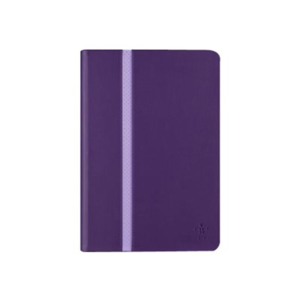 Belkin Stripe Cover - Flip cover for tablet - plum