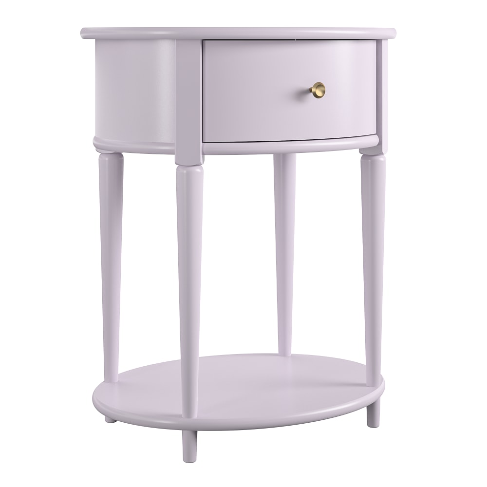 Ameriwood Home Aurora End Table, 26inH x 21-5/8inW x 17-5/8inD, Lavender
