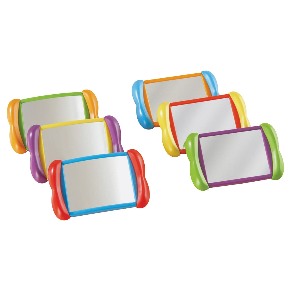 Learning Resources All About Me 2-In-1 Mirrors, 4in x 6in, Pre-K - Grade 3, Pack Of 6
