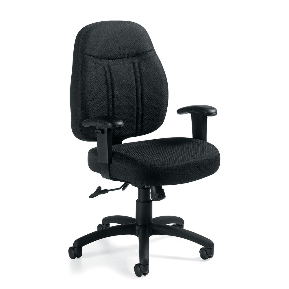 Offices To Go Tilter Chair With Arms, 40inH x 25 1/2inW x 24inD, Black