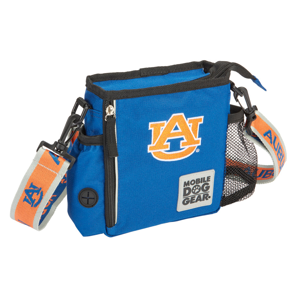 Overland Mobile Dog Gear NCAA Walking Bag, 7-1/2inH x 2inW x 7-1/2inD, Auburn Tigers