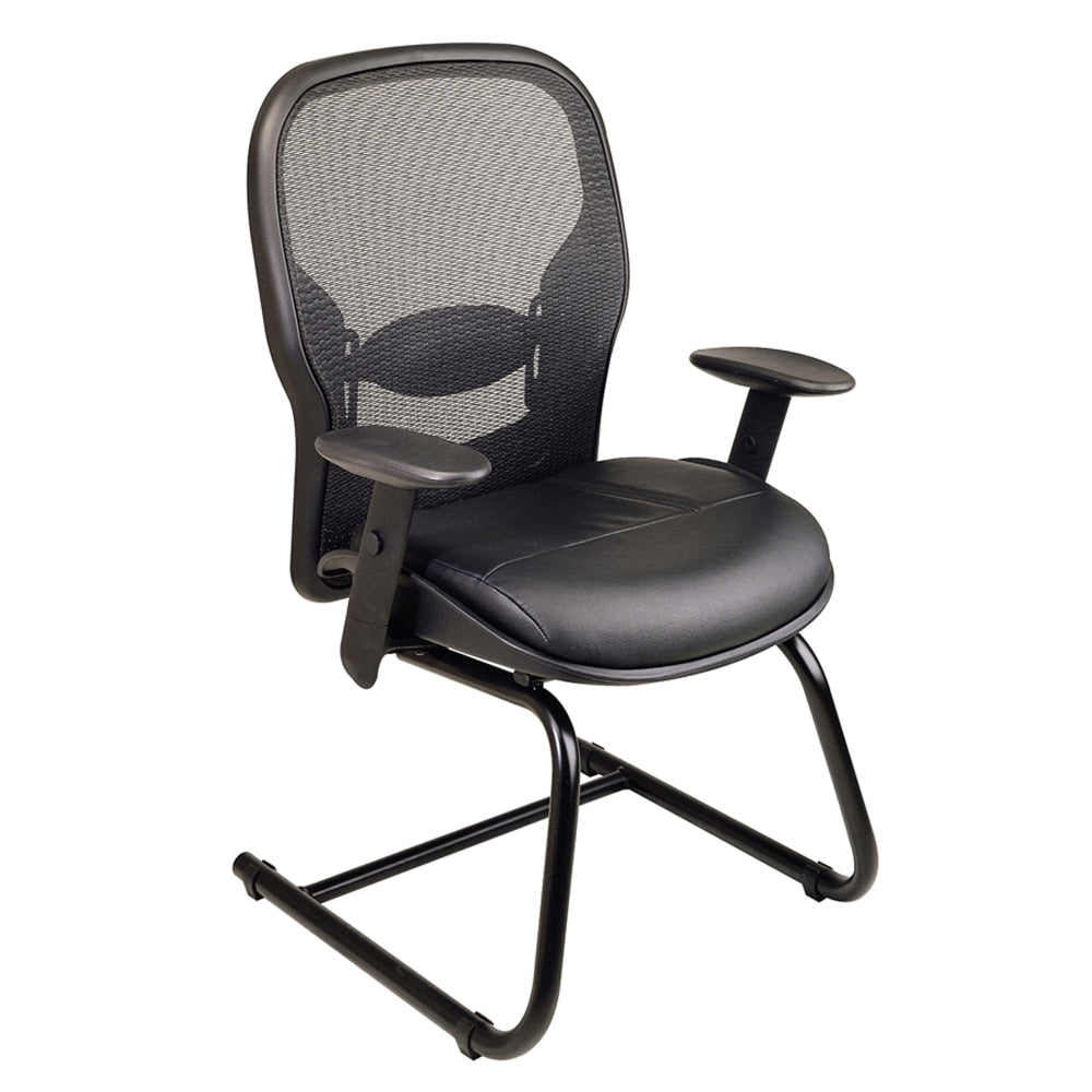 Office Star Matrex Mesh Back Guest Chair, Black