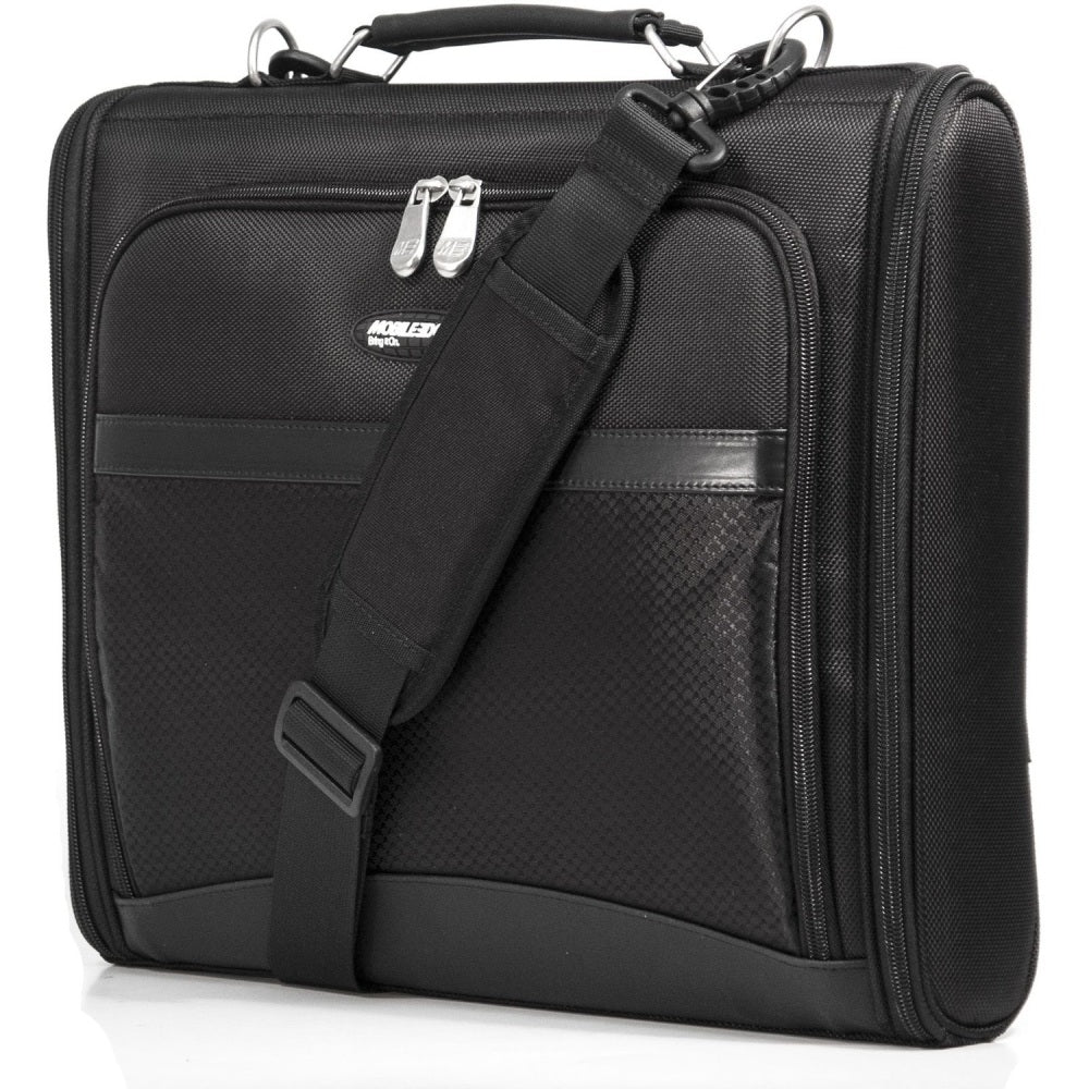 Mobile Edge Express Carrying Case (Briefcase) for 11.6in Chromebook, Notebook - Black - 1680D Ballistic Nylon Body - Shoulder Strap, Handle - 9.3in Height x 13in Width x 2.5in Depth