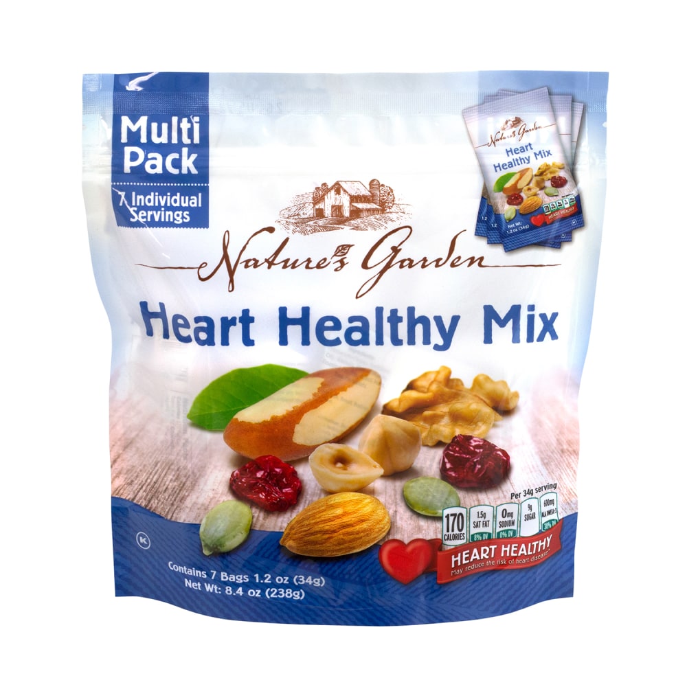 Natures Garden Healthy Heart Mix, 1.2 oz, 7 Count, 6 Pack