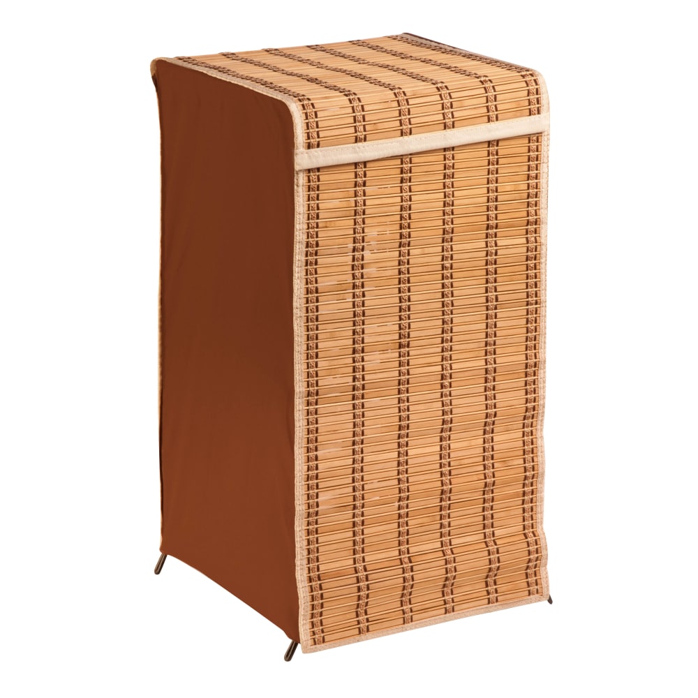 Honey-Can-Do Tall Wicker Hamper, Natural