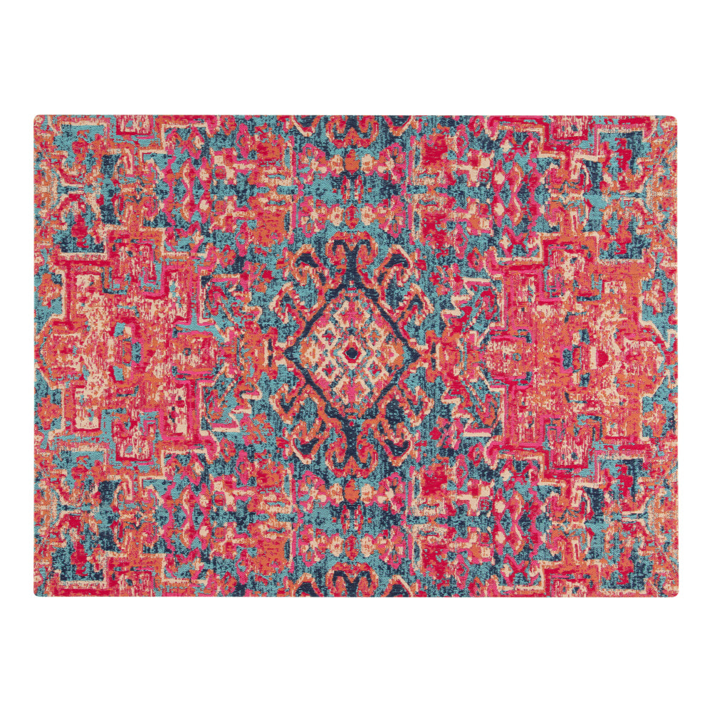 Anji Mountain Merida Rug'd Chair Mat, 1/2inH x 40inW x 54inD, Multicolor