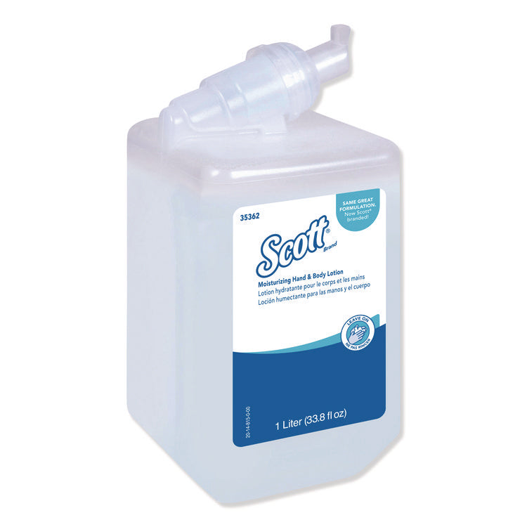Moisturizing Hand and Body Lotion, 1 L Bottle. Fresh Scent
