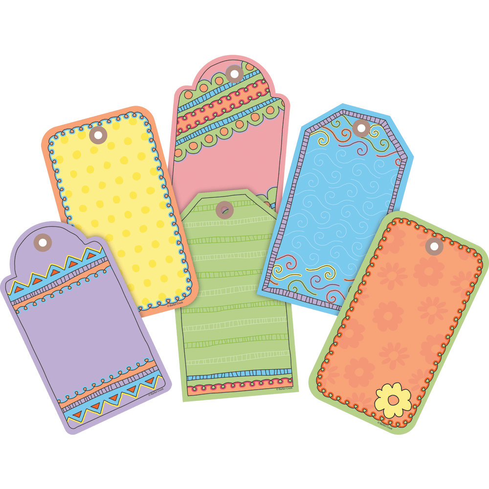 Barker Creek Accents, Tag You are It, Pack Of 72