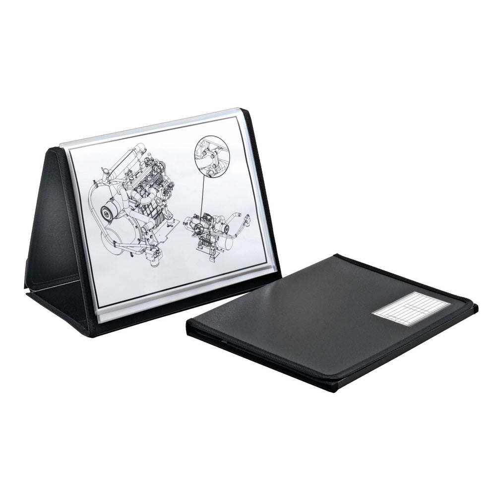 Office Depot Brand ShowFile Easel Display Book, Horizontal Style, Black