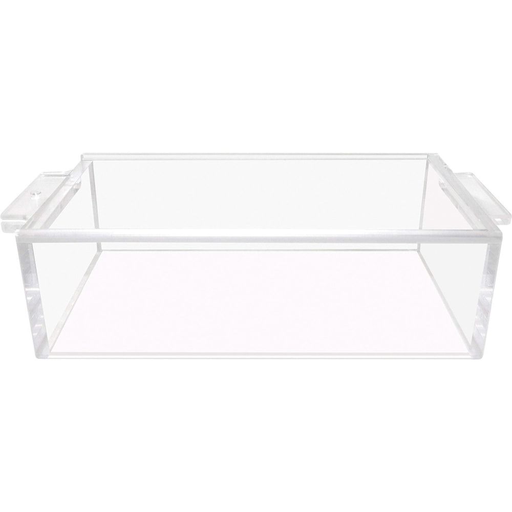 Nadex Coins Acrylic 1 Compartment Currency Box - 1 Bill - Acrylic - Clear - 3.5in Height x 7.5in Width x 14.5in Depth
