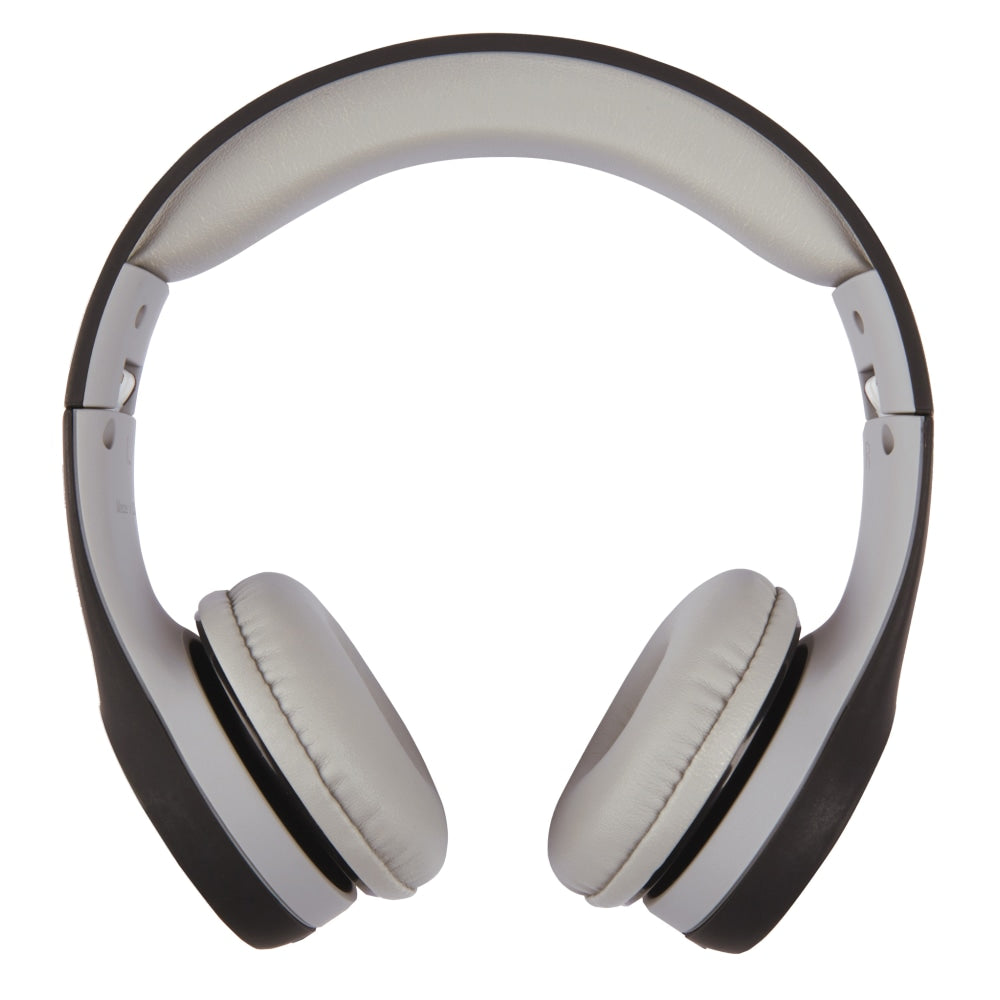 Ativa Kids On-Ear Wired Headphones With On-Cord Microphone, Black/Gray