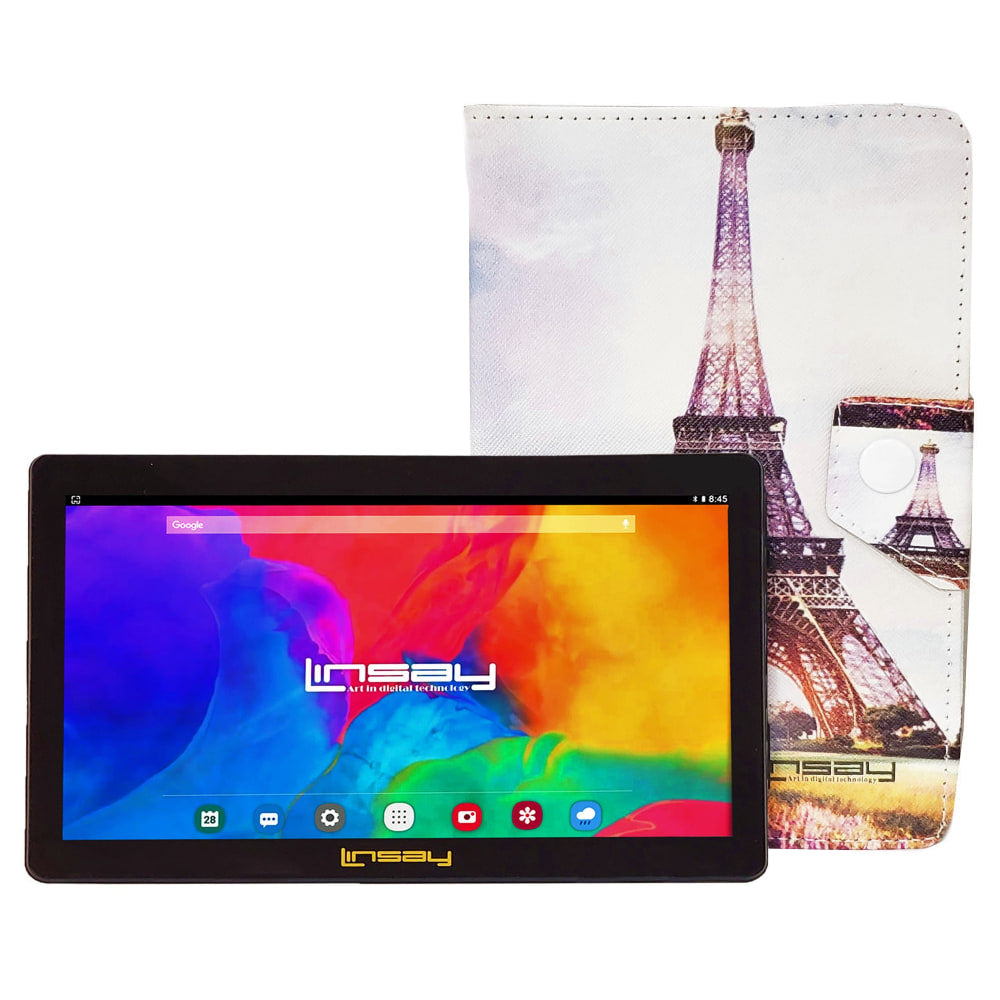 Linsay F7 Tablet, 7in Screen, 2GB Memory, 64GB Storage, Android 13, Paris