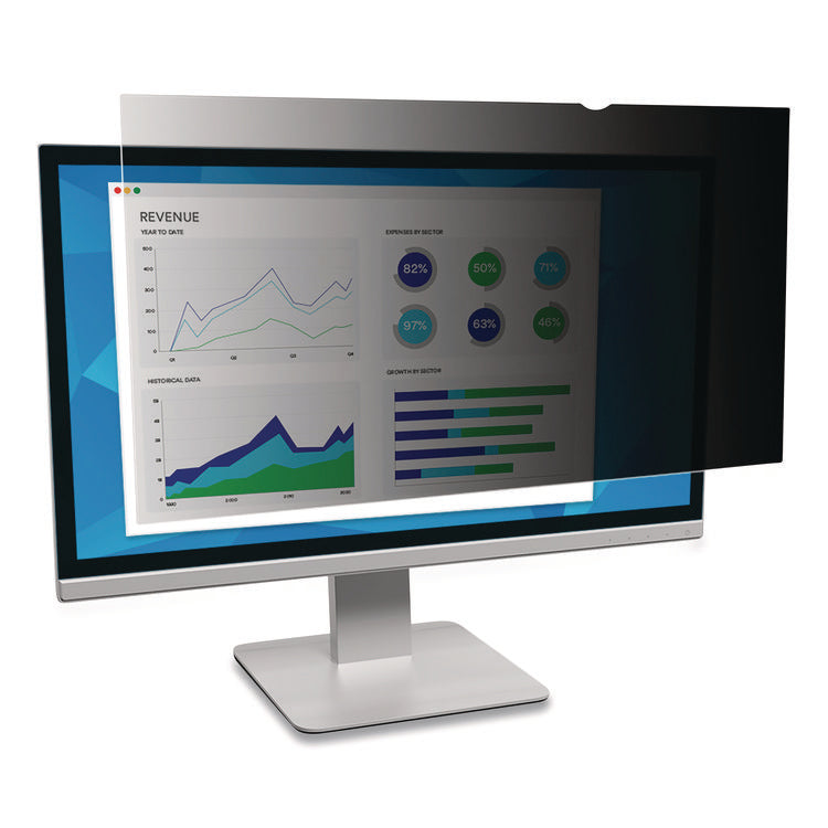 Frameless Blackout Privacy Filter for 23.8" Widescreen Flat Panel Monitor, 16:9 Aspect Ratio