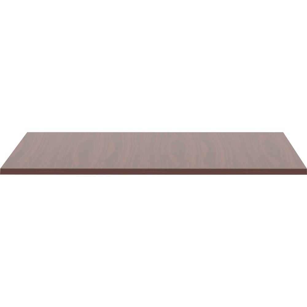 Lorell Revelance 60inW Rectangular Conference Tabletop, Mahogany