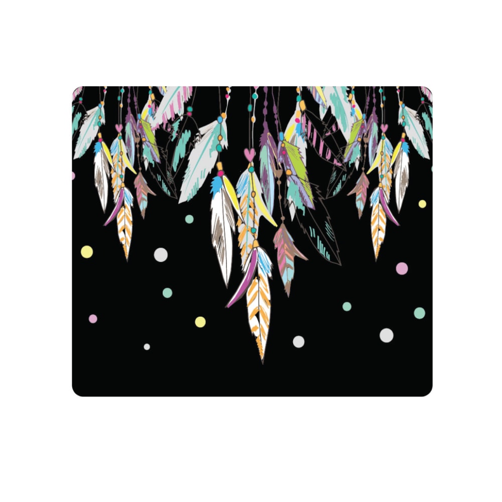 OTM Essentials Mouse Pad, Dream Catcher, 10in x 9.13in, Black, PV1BM-HIP-09