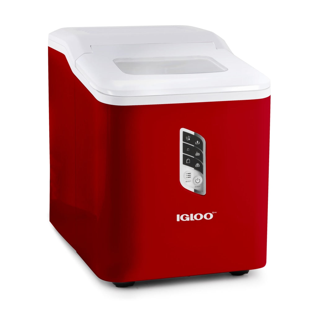 Igloo Automatic Self Cleaning 26 Lb Ice Maker, Red