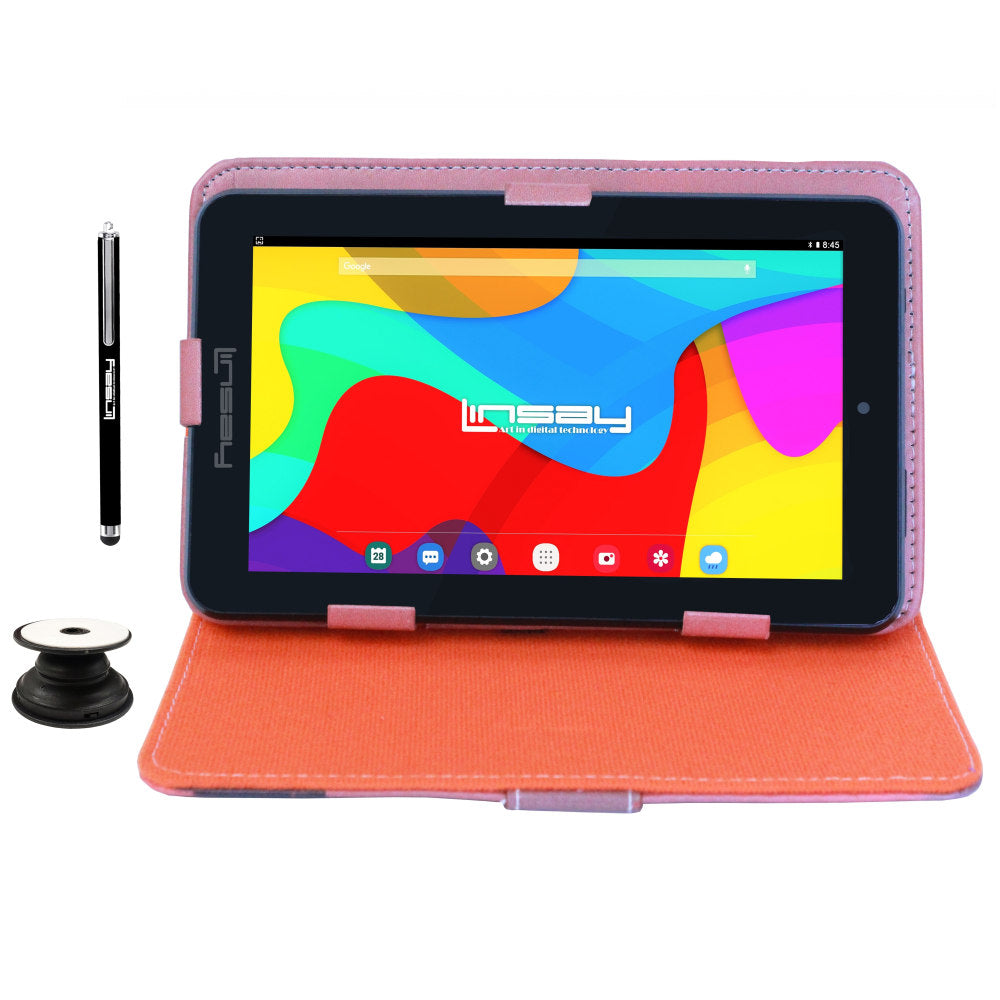 Linsay F7 Tablet, 7in Screen, 2GB Memory, 64GB Storage, Android 13, New York