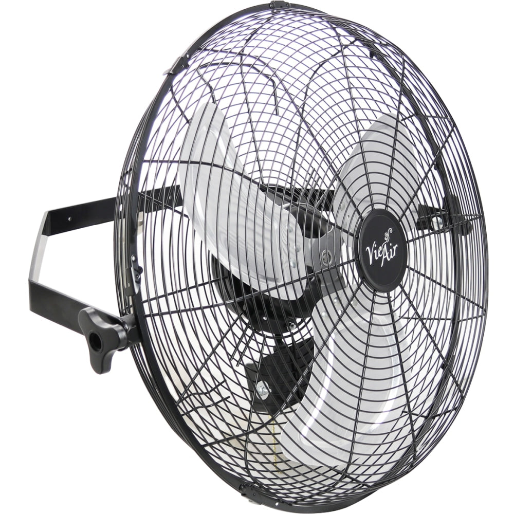 Vie Air Dual-Function 18in Tilting Floor Fan, Black
