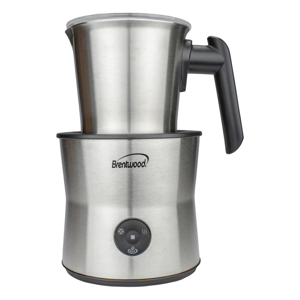 Brentwood Cordless Electric Milk Frother, Silver