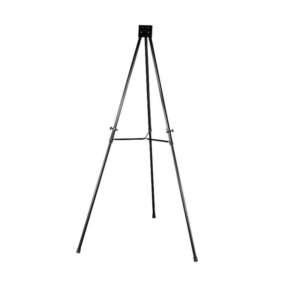 Quartet Heavy-Duty Telescoping Easel, Black