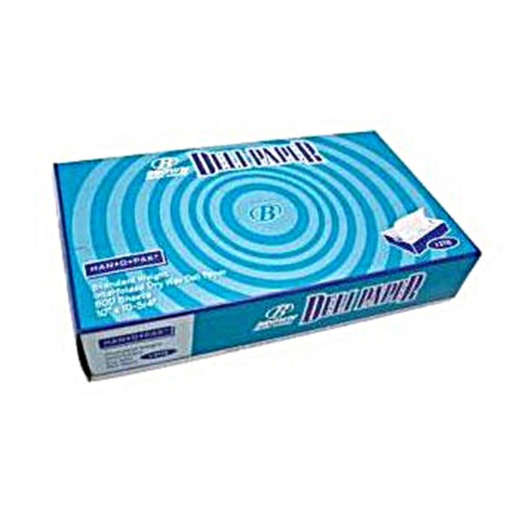 Brown Paper Goods Deli Paper, 12in x 10-3/4in, White, Pack Of 500 Sheets