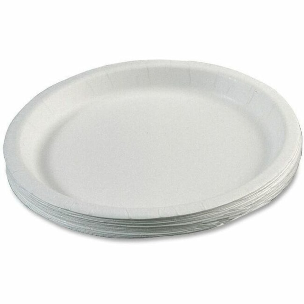 SKILCRAFT Paper Plates, 9in, 3/4in Deep, Box Of 1,000 (AbilityOne 7350-00-899-3056)