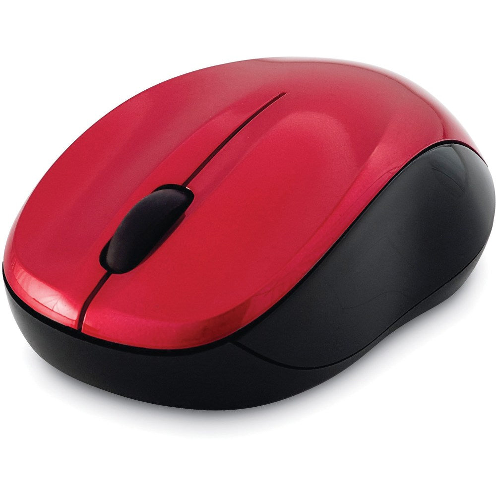 Verbatim Silent Wireless Blue LED Mouse For USB Type A, Red
