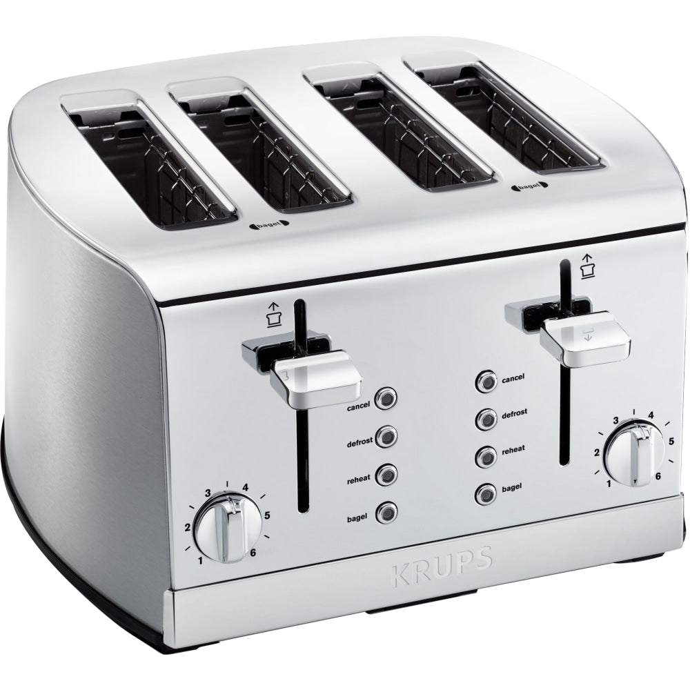 Krups 4-Slice Toaster, Silver