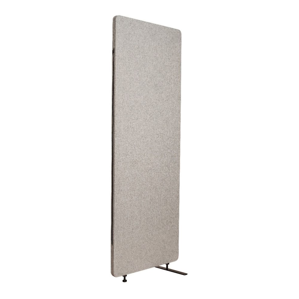 Luxor RECLAIM Acoustic Privacy Expansion Panel, 66inH x 24inW, Misty Gray