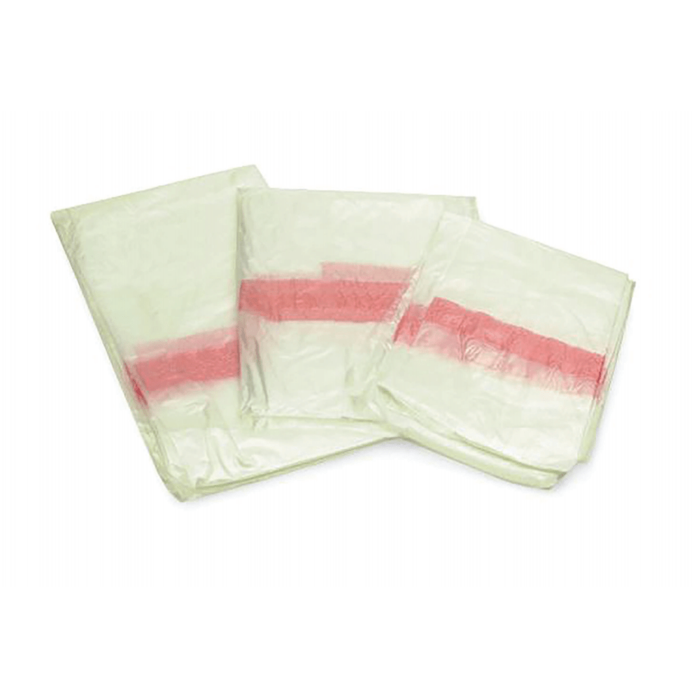 Medline Sani-Melt Water-Soluble Hamper Liners, 28in x 39in, Clear, Case Of 100