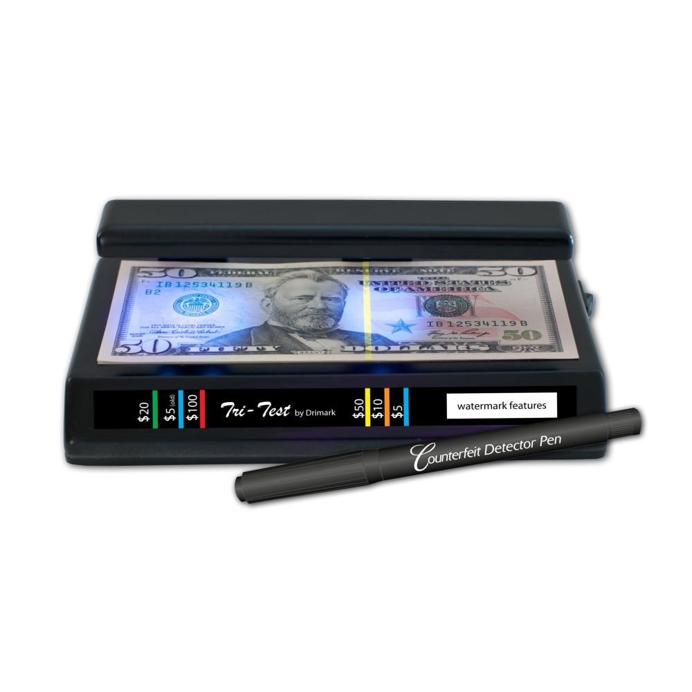 Dri-Mark Tri-Test Ultraviolet Counterfeit Detector
