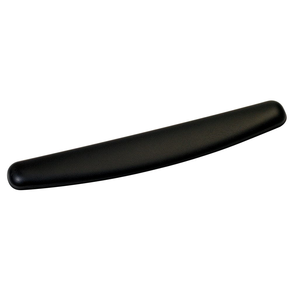 3M Compact Gel Keyboards Wrist Rest With Antimicrobial Protection, 18in Wide, Black