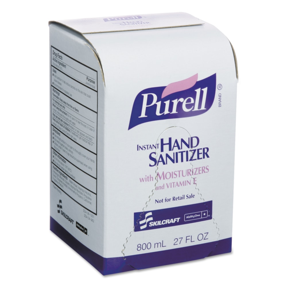 SKILCRAFT Purell Instant Hand Sanitizers, Citrus Scent, 27 Oz, Pack of 12 Sanitizers (AbilityOne 8520015220830)