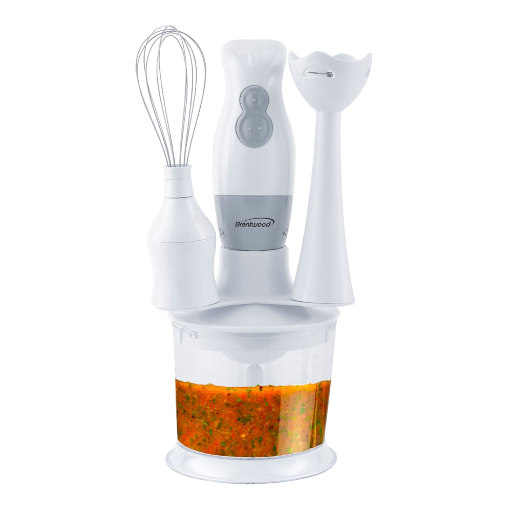 Brentwood HB-38W 2-Speed Hand Blender, White
